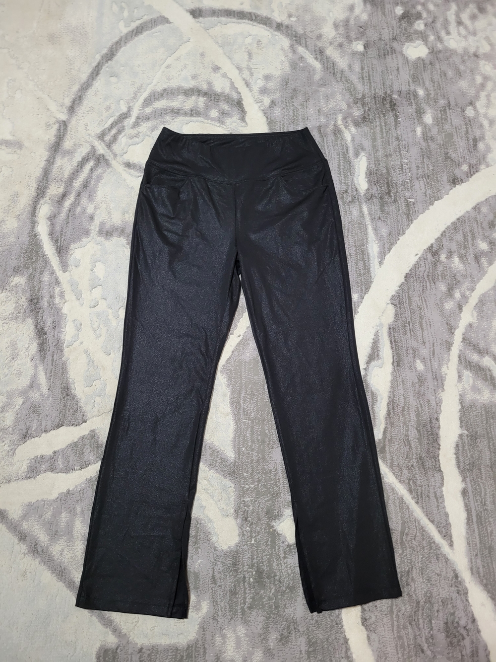 Baleaf Black High-Waist Active Pants Size L